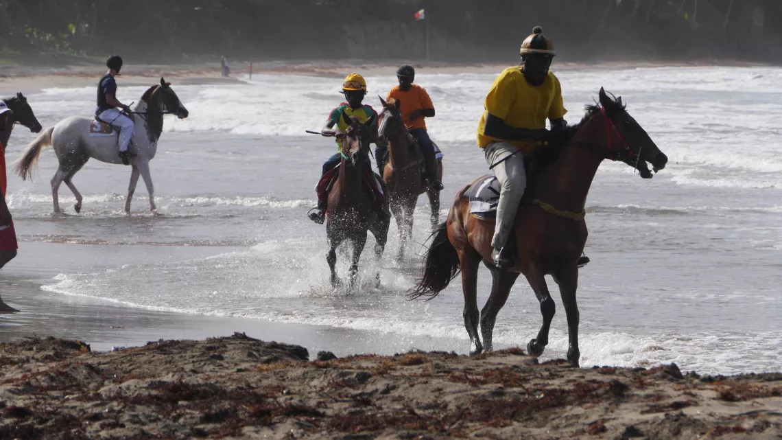 Galop sur le Tombolo
