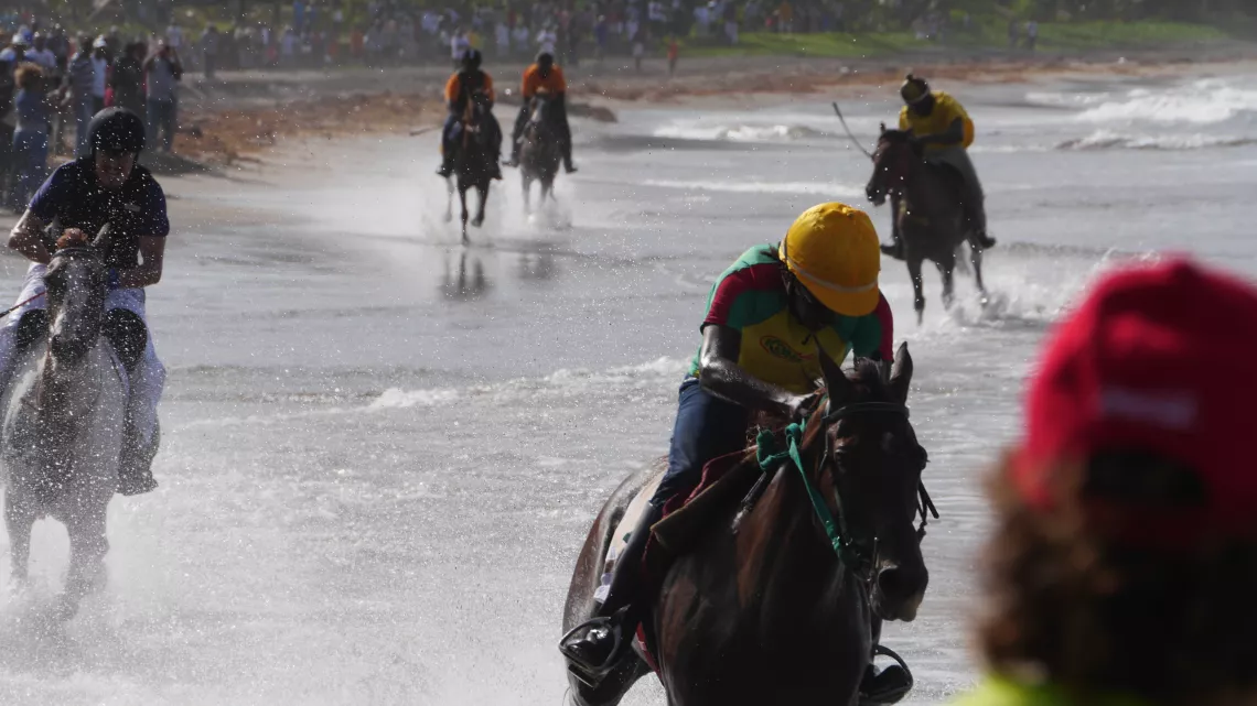 Galop sur le Tombolo