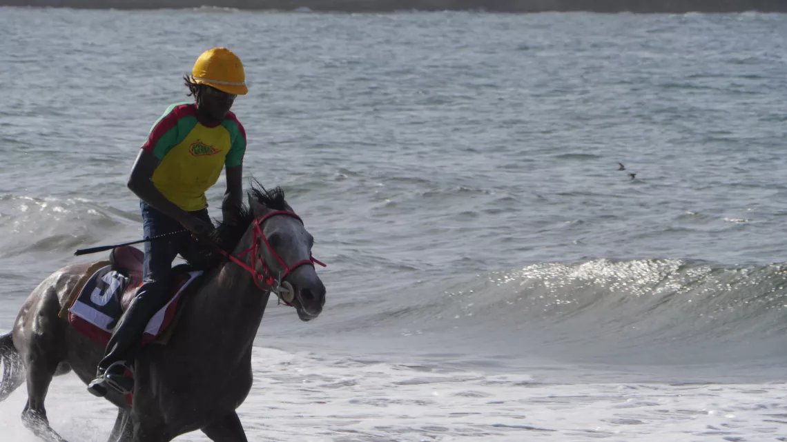 Galop sur le Tombolo 