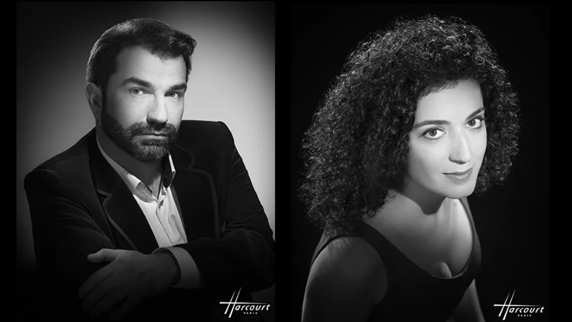 Florian Laconi et Armelle Khourdoïan