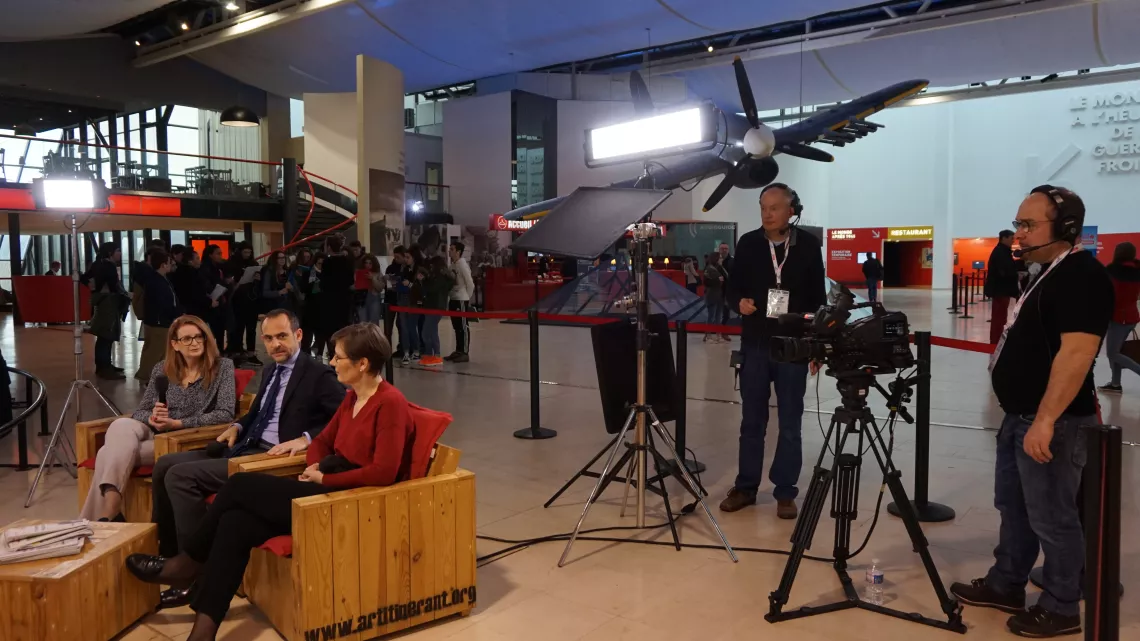 Dimanche en politique au Mémorial de Caen