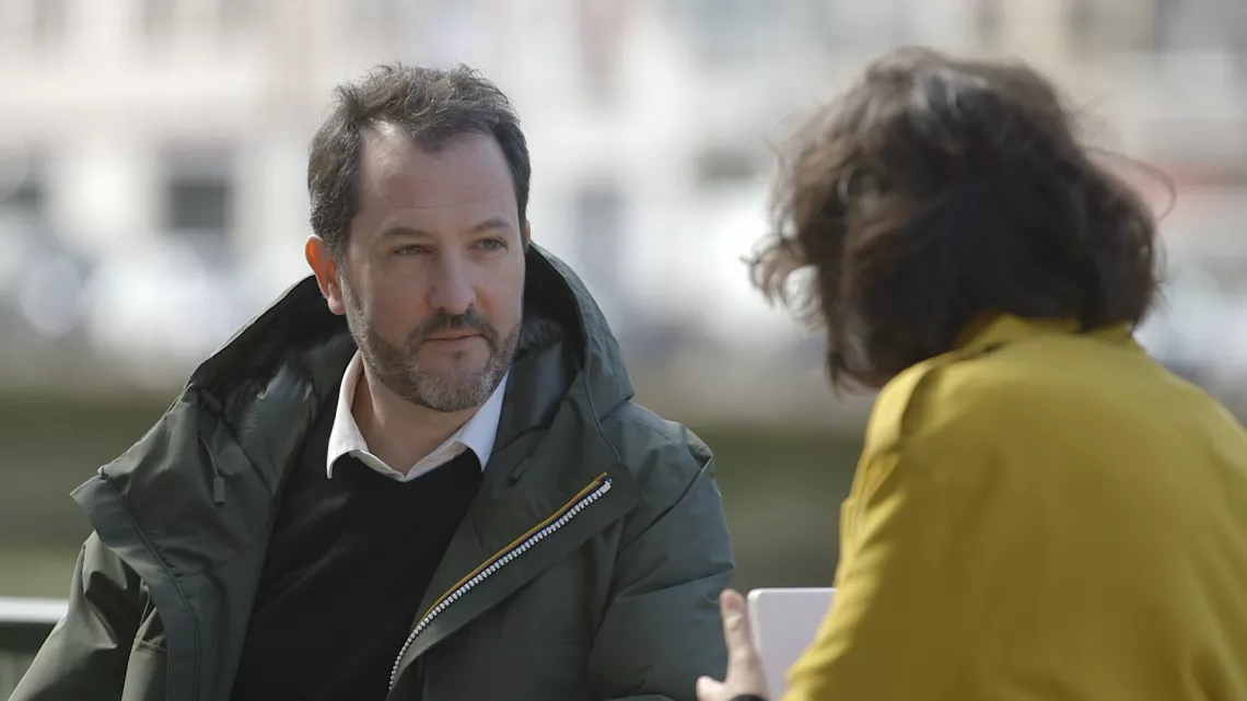 Damien Godet avec Leïla Kaddour 
