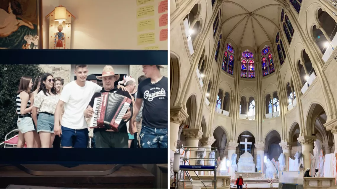 Les jeunesses / Ils ont sauvé Notre-Dame © Imagissime et FTV