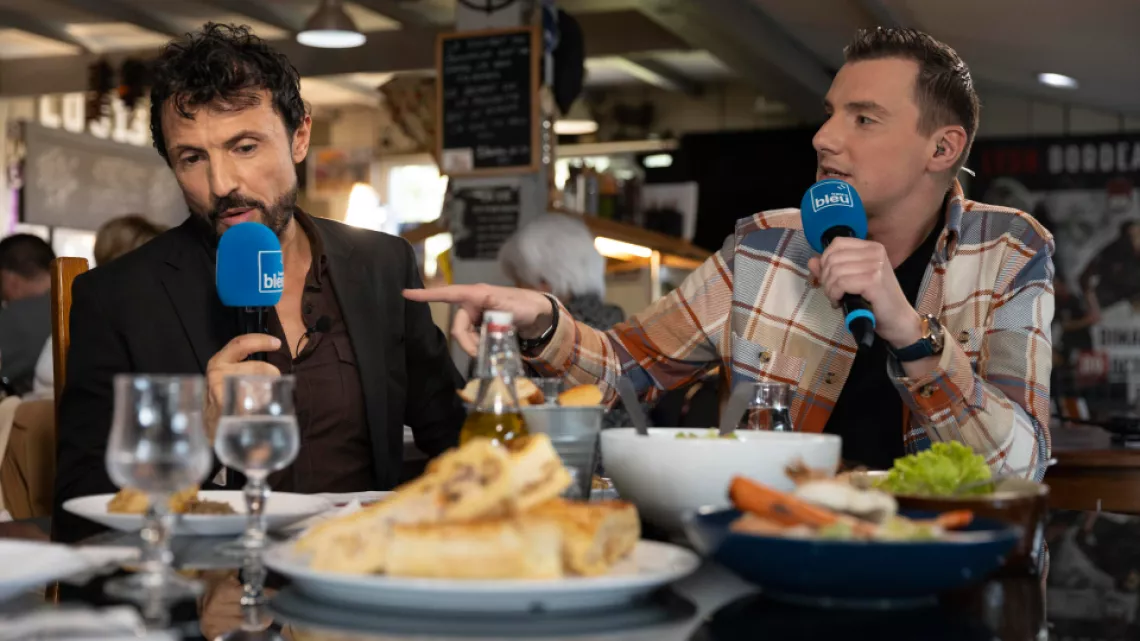 Willy vient déjeuner chez à Pouzilhac dans le Gard