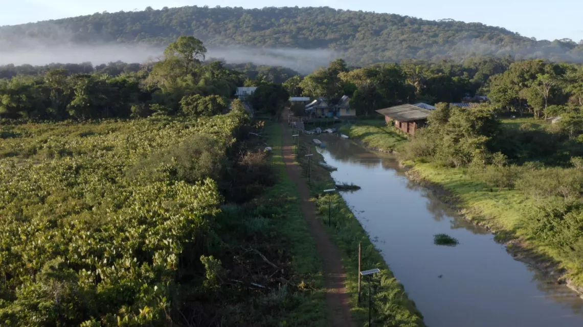Kaw, petit village, grande réserve