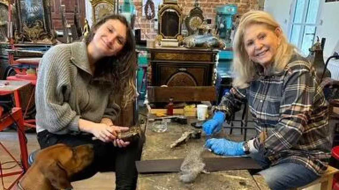 Famille Poisson, artisans d'art de mères en filles