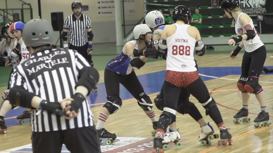 Equipe nationale de roller derby Match de roller derby