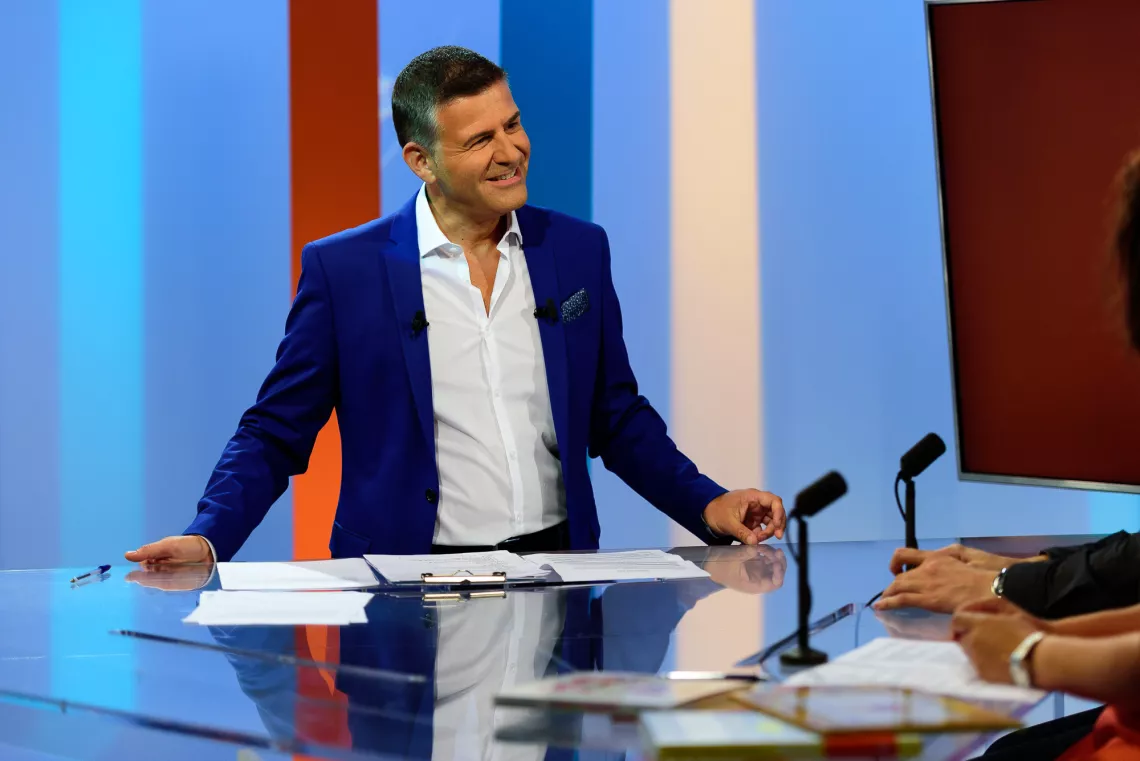 Pascal Gervaize sur le plateau de "9h50 le matin" Pascal Gervaize sur le plateau de "9h50 le matin"