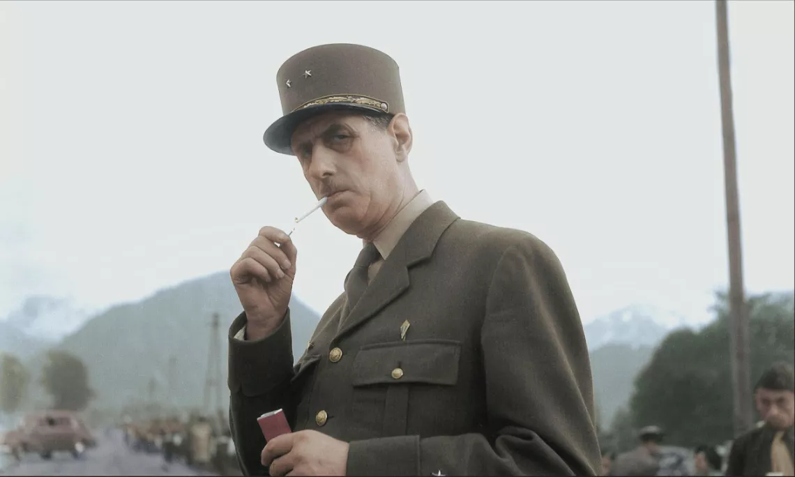 © ADOC PHOTOS De Gaulle en Autriche