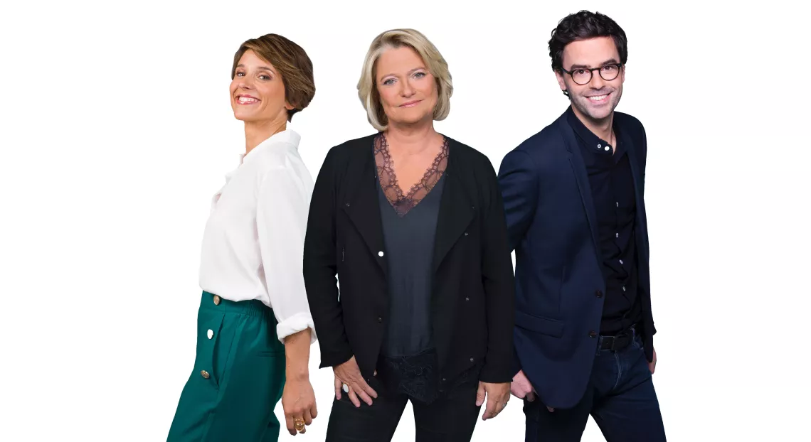 Au cœur du Téléthon - Mélanie Taravant, Marina Carrère d'Encausse et Thomas Isle Au cœur du Téléthon - Mélanie Taravant, Marina Carrère d'Encausse et Thomas Isle