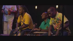 Indestwas Ka en concert au New Morning, lors du "Gwoka Jazz Festival 2015" Groupe Guadeloupéen Indestwas Ka