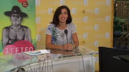 Une candidate s'essaie au stress du JT Le jeu du prompteur