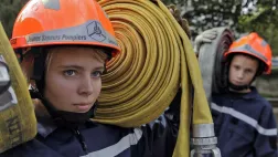 À l’école des pompiers