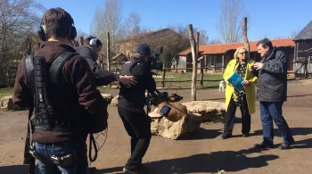 9h50 le matin CAL au parc animalier