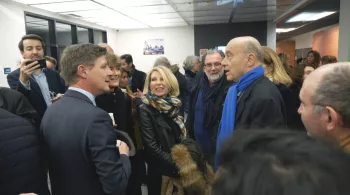 Nicolas Florian et Alain Juppé 