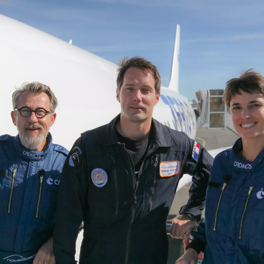 © CNES/Sébastien Rouquette LE MONDE DE JAMY AVEC THOMAS PESQUET