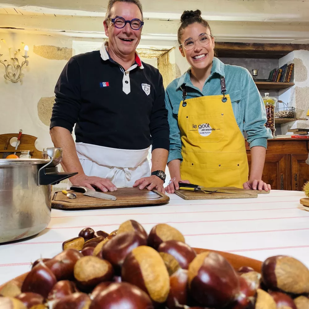 Justin Piluso et Michel à Dournazac