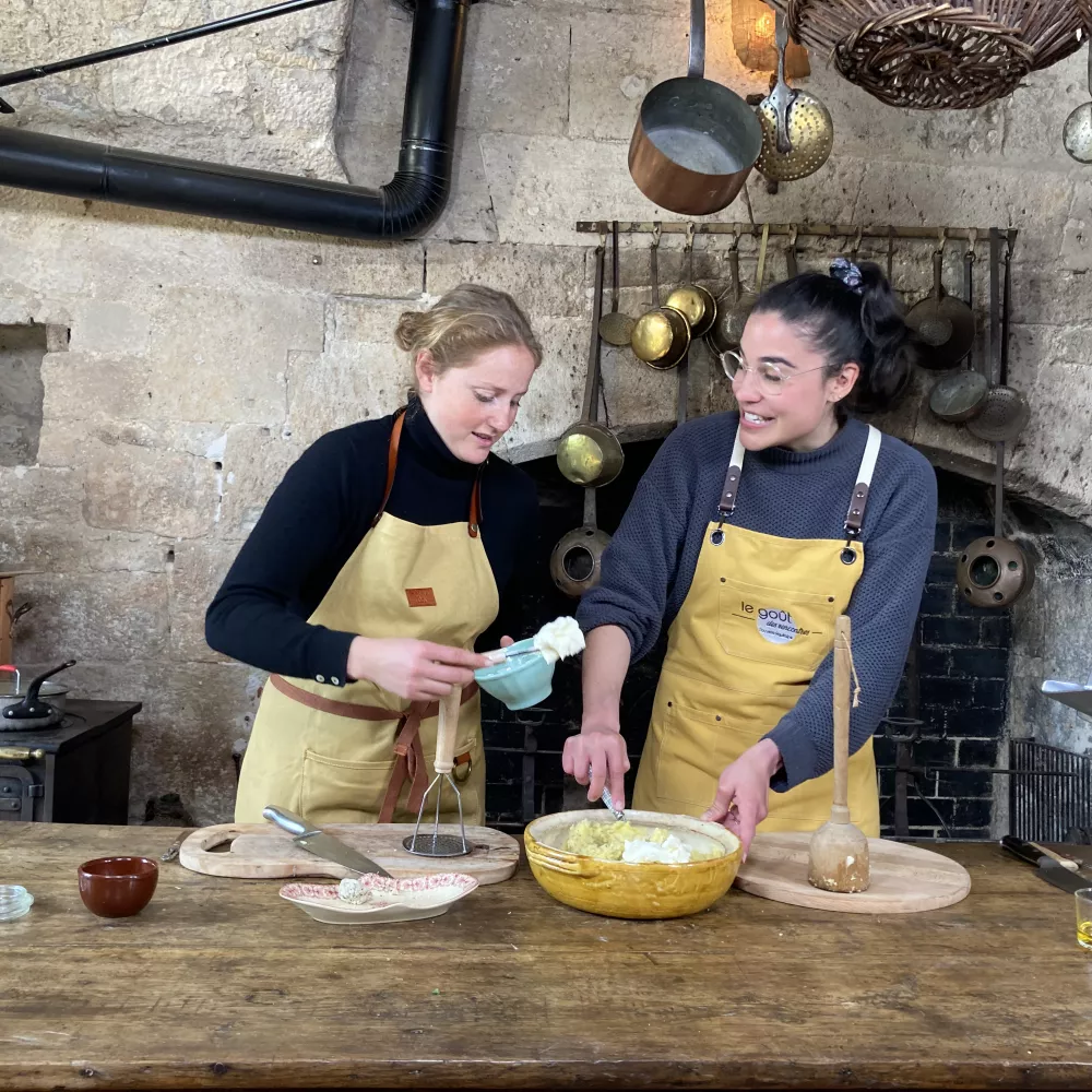 Justine Piluso en cuisine 