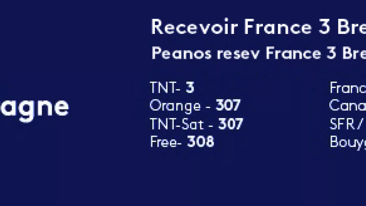 Les canaux de diffusion France 3 Bretagne