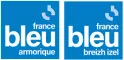 Logo France Bleu Armorique et logo France Bleu Breizh Izel